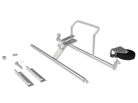 Roulettes escamotables Ø 100mm